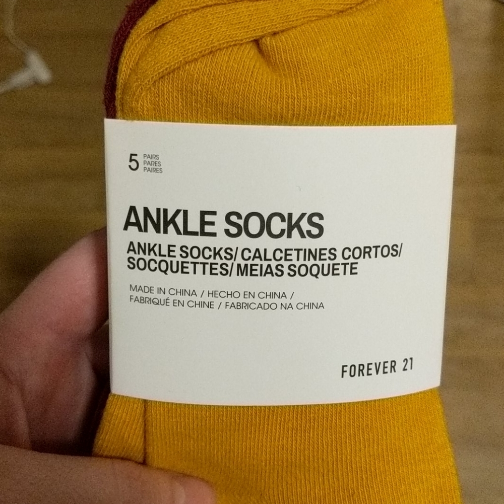 Forever 21 5-pair Ankle Socks